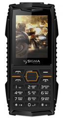 Мобільний телефон Sigma mobile X-TREME AZ68 Black-orange