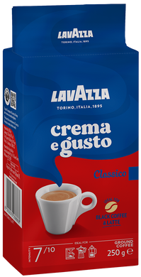 Мелена кава Lavazza Crema E Gusto Classico мелений 250 г (8000070038769)
